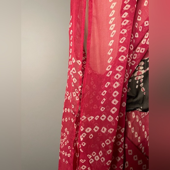 New Meghan Los Angeles split sleeve maxi dress size L - Picture 6 of 12